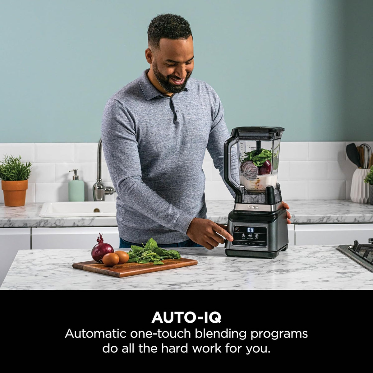 Ninja BN750UK 2-in-1 Blender control panel