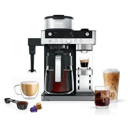 Ninja Prestige DualBrew CFN802UK 2-in-1 filter and pod coffee machine – Black