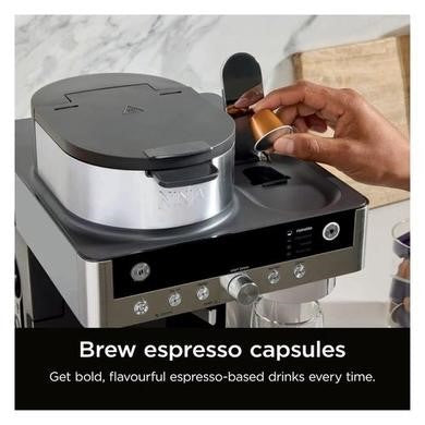 Ninja Prestige DualBrew CFN802UK coffee machine pod brewing feature
