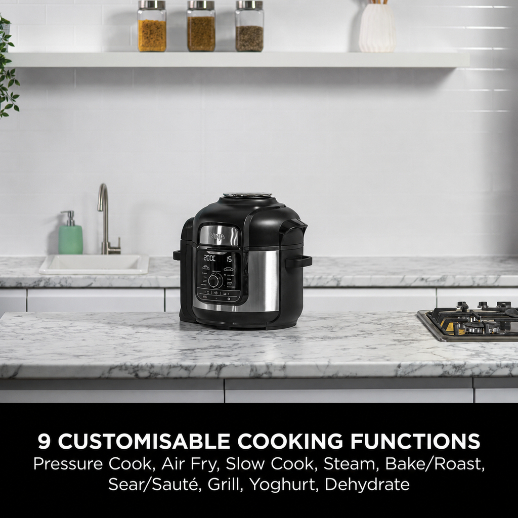 Ninja Foodi MAX OP500UK Multi-Cooker air frying view