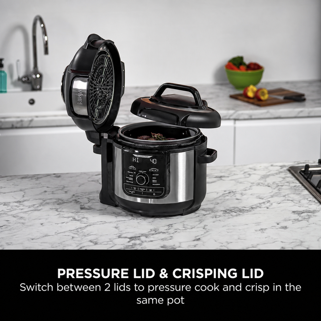 Ninja Foodi MAX OP500UK Multi-Cooker steam cooking view