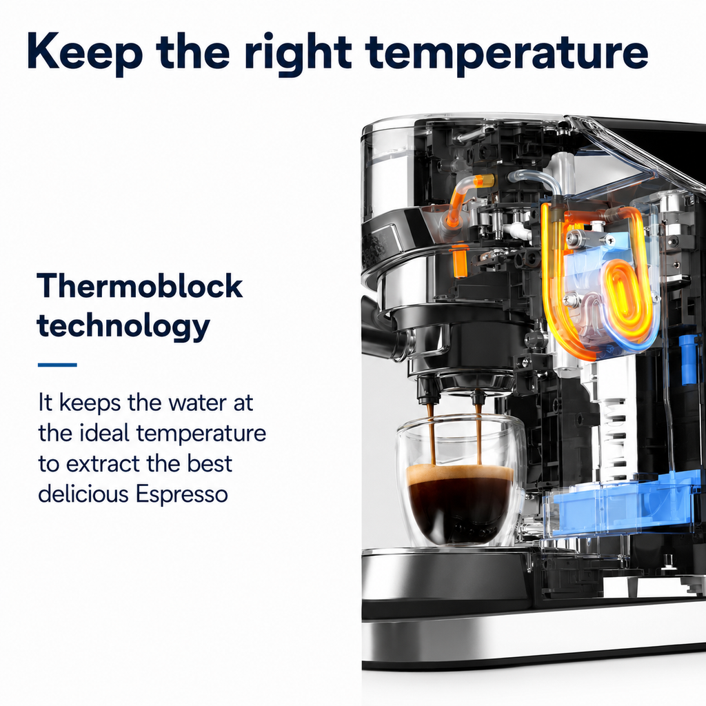 De'Longhi Dedica Style EC685.BK black espresso machine - product view 3