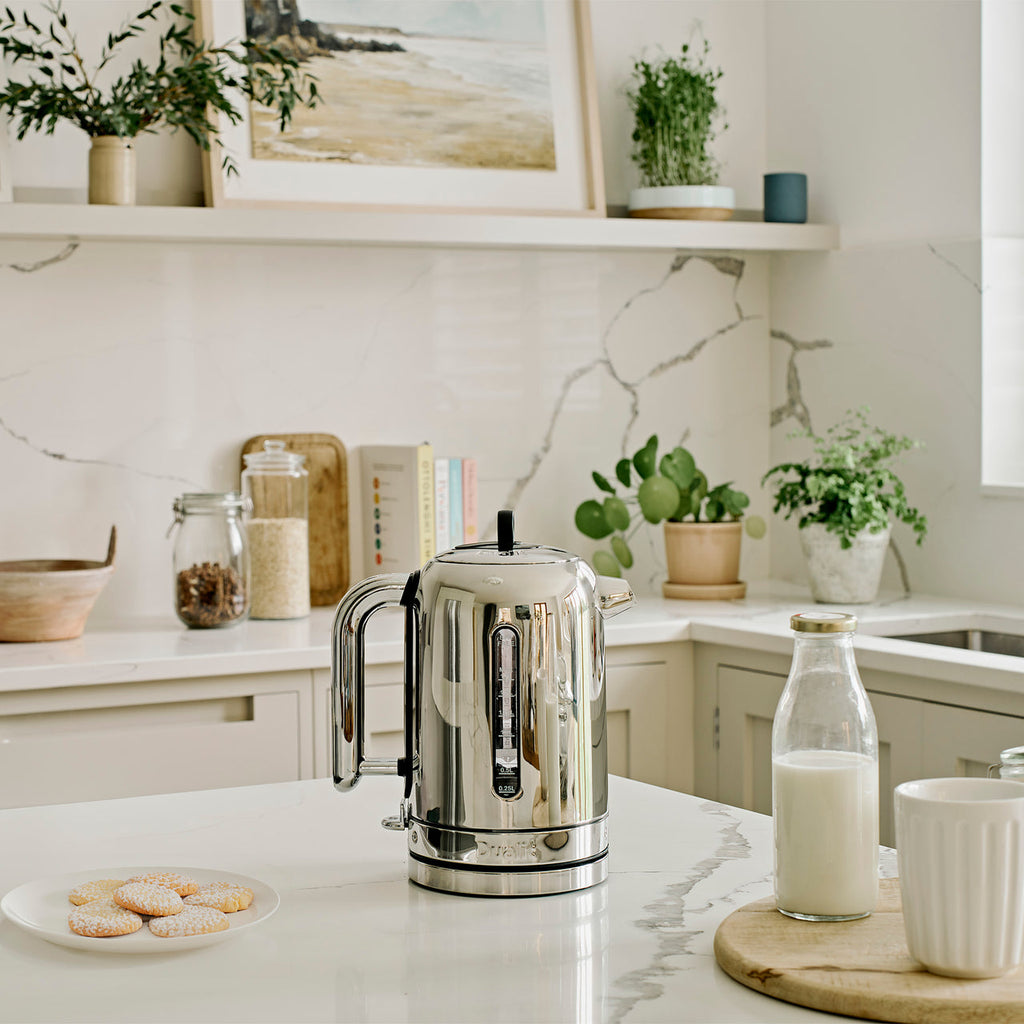 Dualit Classic Kettle Polished kitchen lifestyle image