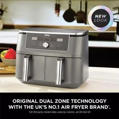 Ninja Foodi MAX Dual Zone DZ400UK 9.5L Air Fryer - Grey