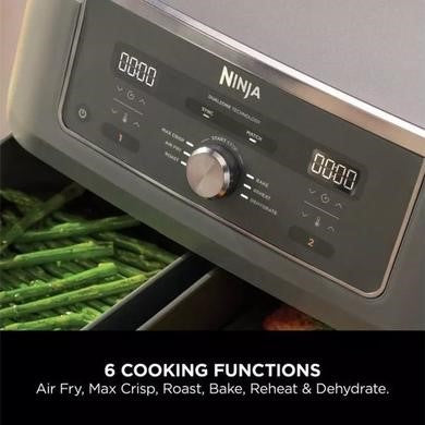 Ninja Foodi MAX Dual Zone DZ400UK 9.5L Air Fryer - Grey