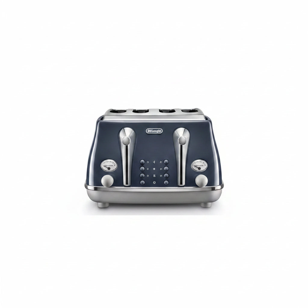 De'Longhi Icona Capitals Blue Toaster CTOC4003.BL | 4 Slice UK