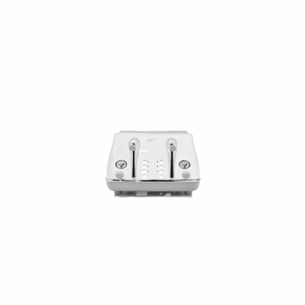 De'Longhi Icona Capitals White Toaster CTOC4003.W | 4 Slice UK