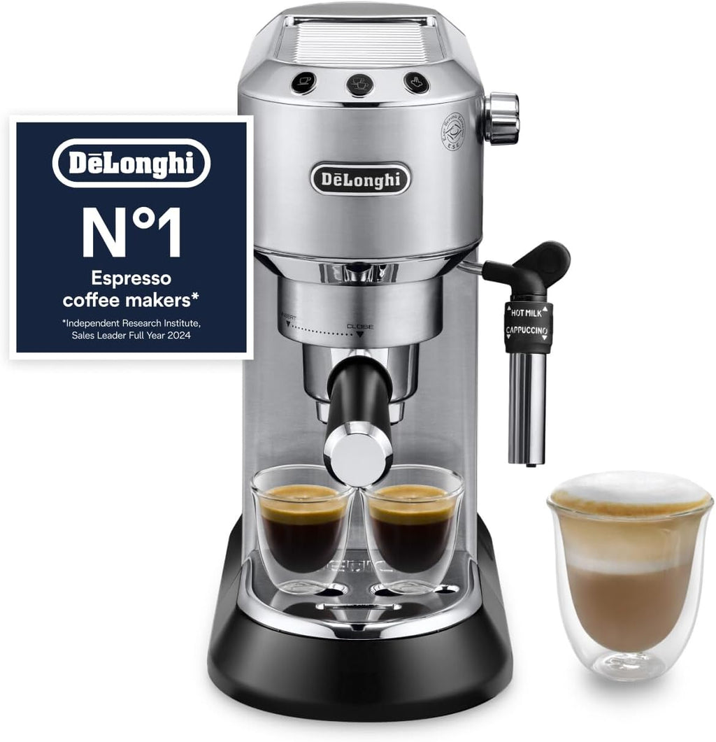 De'Longhi Dedica Style EC685.M silver espresso machine - product view 2