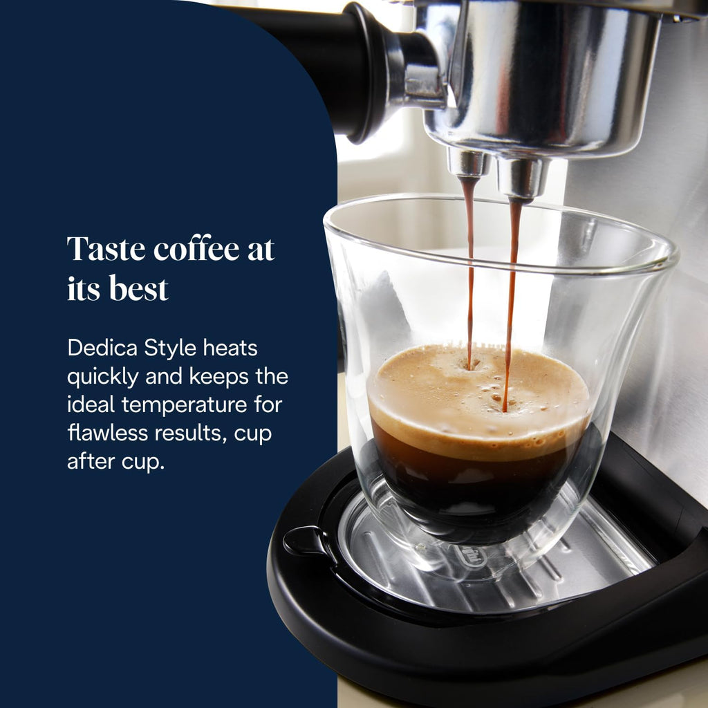 De'Longhi Dedica Style EC685.M silver espresso machine - product view 4