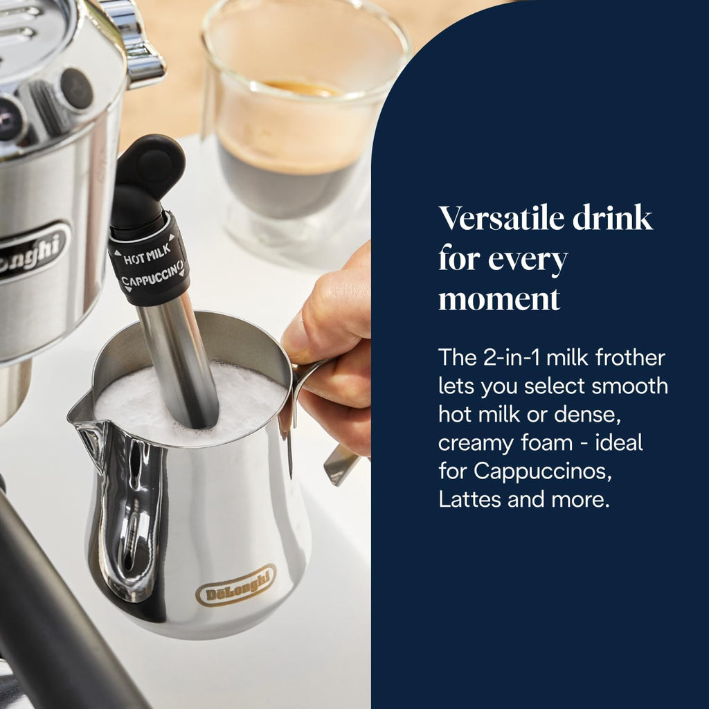 De'Longhi Dedica Style EC685.M silver espresso machine - product view 6