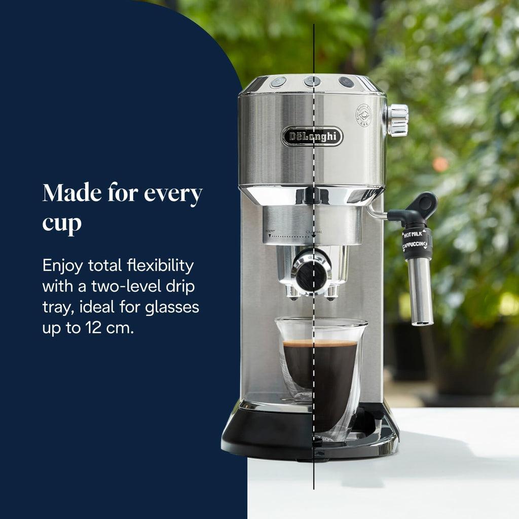 De'Longhi Dedica Style EC685.M silver espresso machine - product view 10