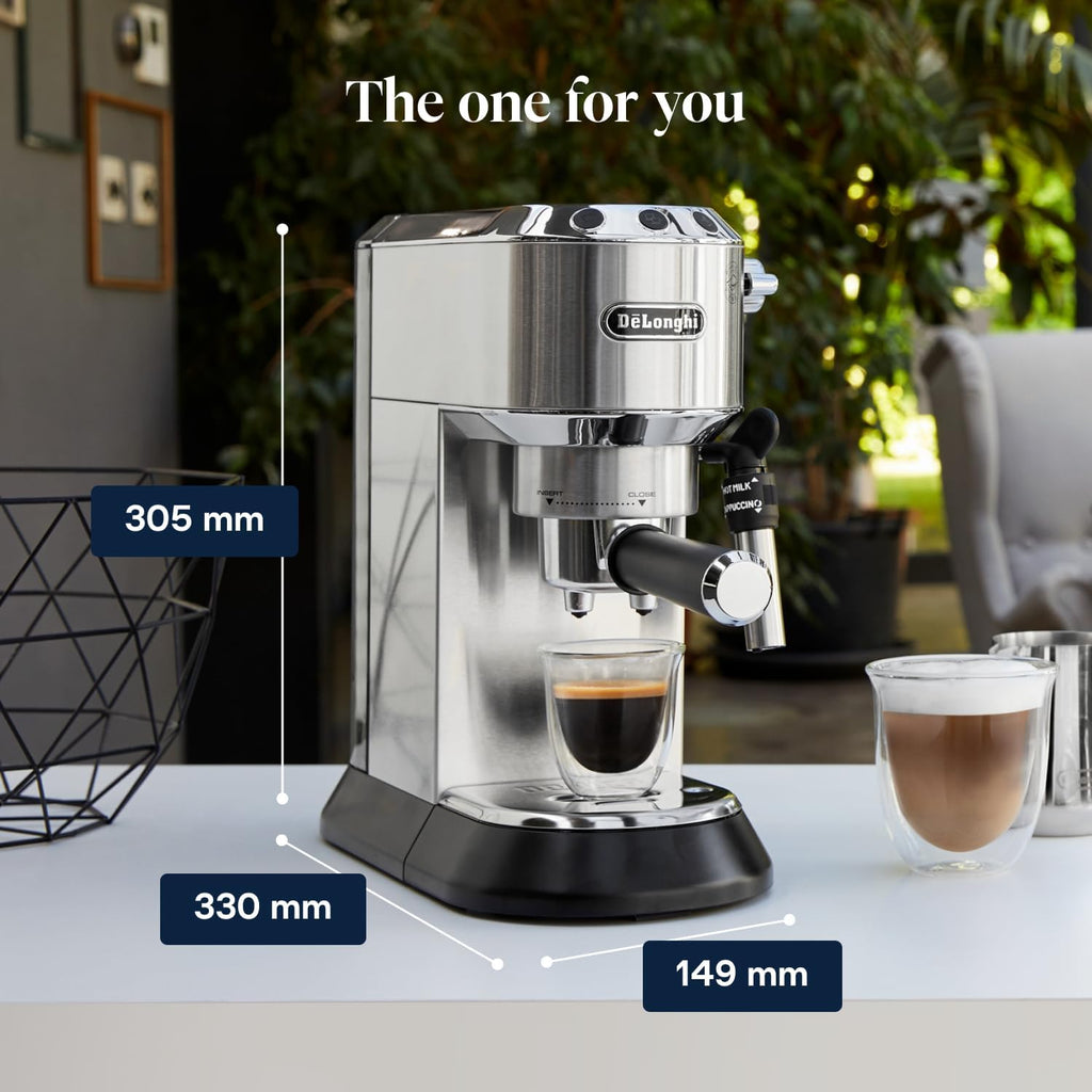 De'Longhi Dedica Style EC685.M silver espresso machine - product view 8