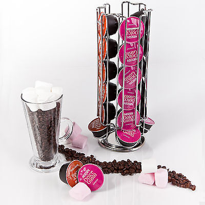 Dolce Gusto Pod Holder Rack 24 Capsules | Rotating Stand UK