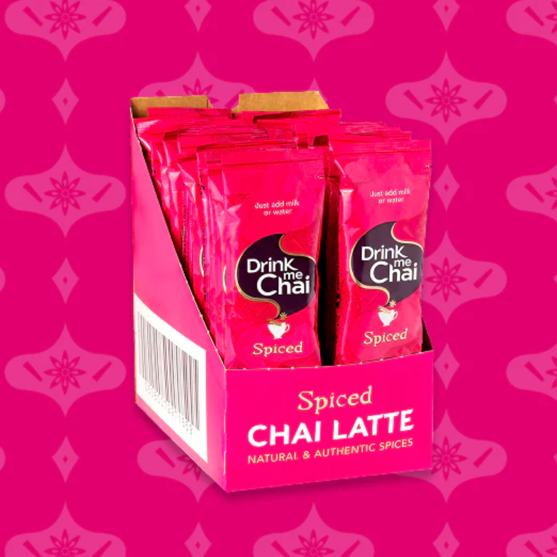 Drink Me Chai Spiced Chai Latte Sachets 30 Pack | 15g Sachets UK