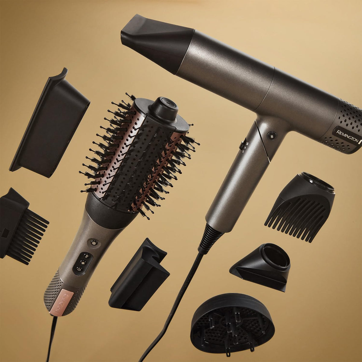 Remington ONE Dry & Style Digital Hair Dryer EC6077 styling set