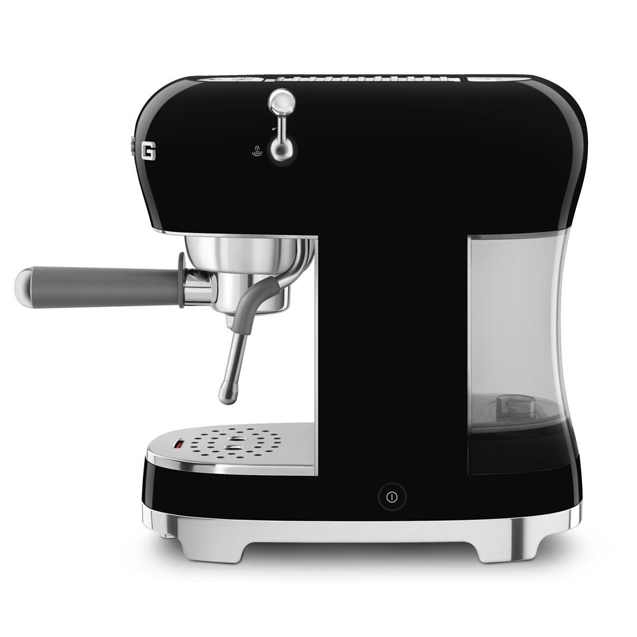Smeg Black Espresso Coffee Machin 50's Style ECF02BLUK