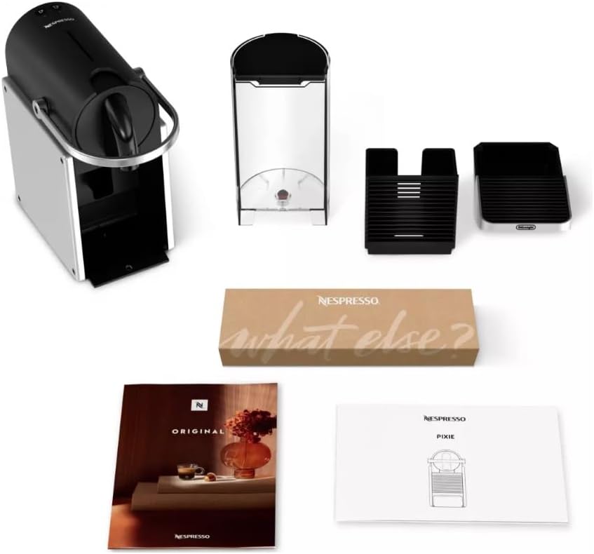 Nespresso Pixie EN127S Coffee Pod Machine Silver gallery view
