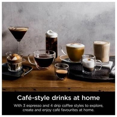 Ninja Luxe Café Premier ES601UKBK Black espresso machine product detail
