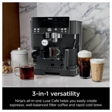 Ninja Luxe Café Premier ES601UKBK 3-in-1 Bean-to-Cup Coffee Machine - Black