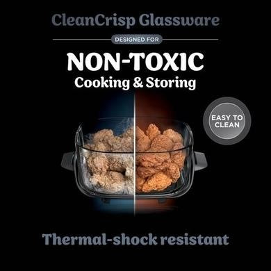 Ninja CRISPi FN101UKGY 4-in-1 Portable Glass Air Fryer - Cyberspace Blue
