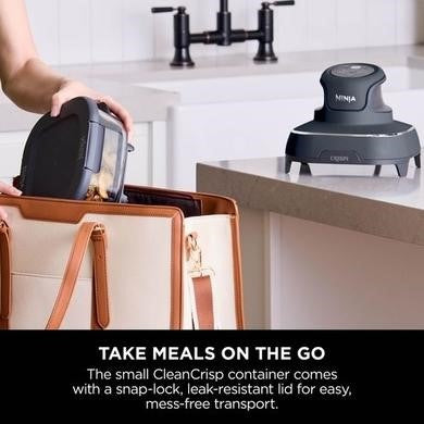 Ninja CRISPi FN101UKGY 4-in-1 Portable Glass Air Fryer - Cyberspace Blue