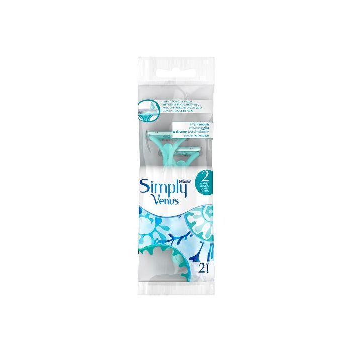 Gillette Simply Venus 2 Disposable Razors 2 Pack | Women's Razors UK
