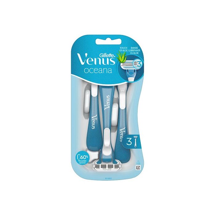 Gillette Venus Oceana Disposable Razors 3 Pack | Women's Razors UK