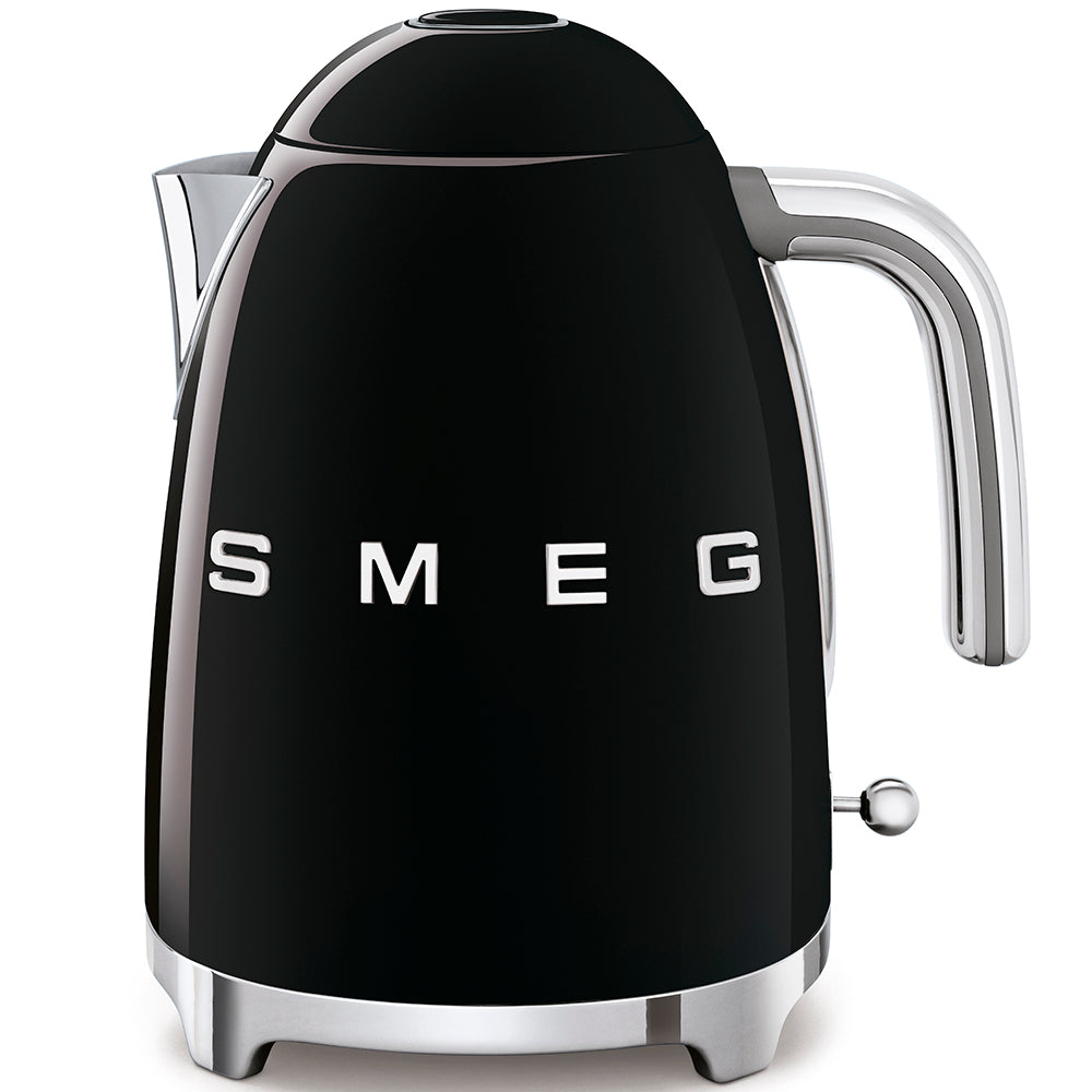 Smeg Black Electric Kettle 1.7 litre capacity 50's Style KLF03BLUK