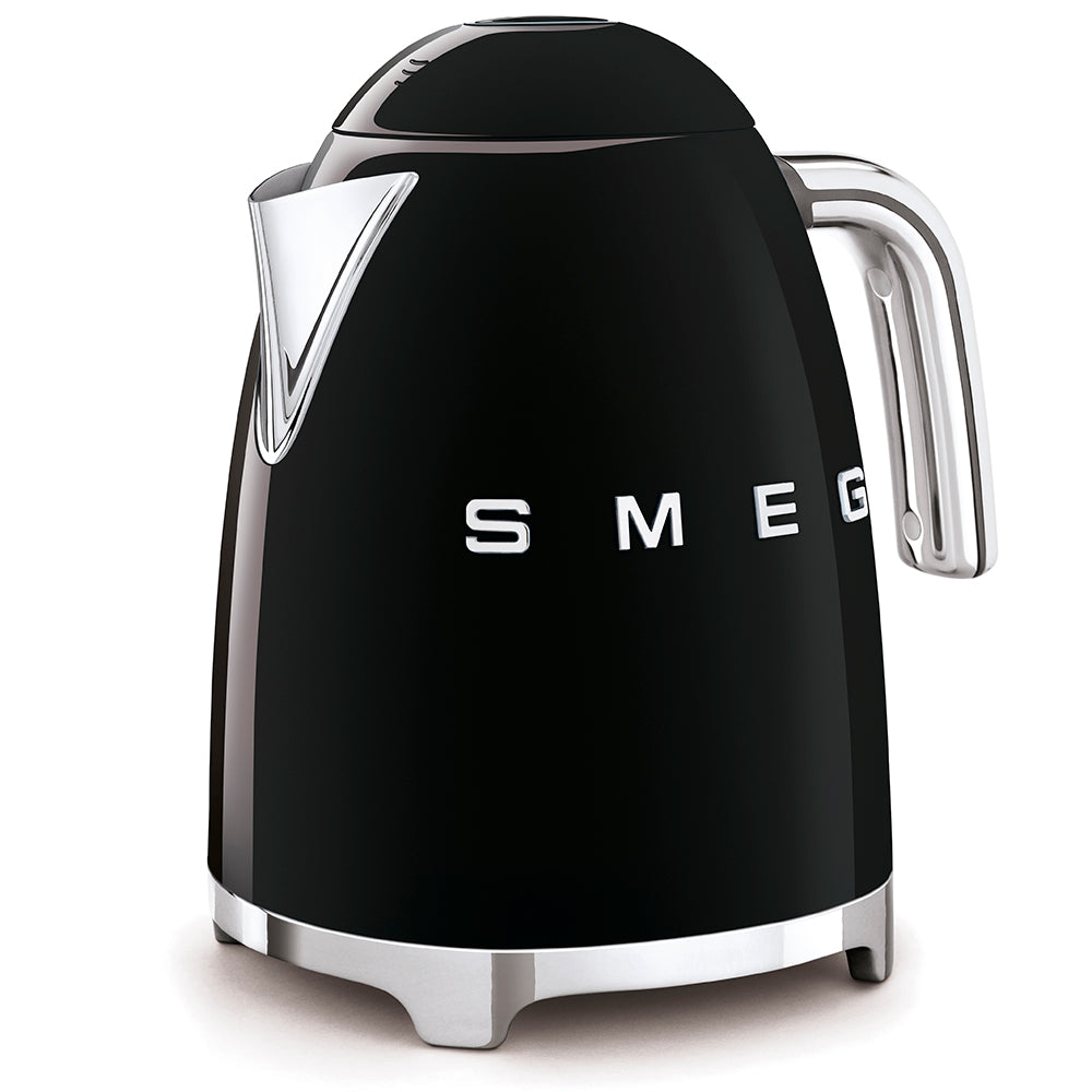 Smeg Black Electric Kettle 1.7 litre capacity 50's Style KLF03BLUK