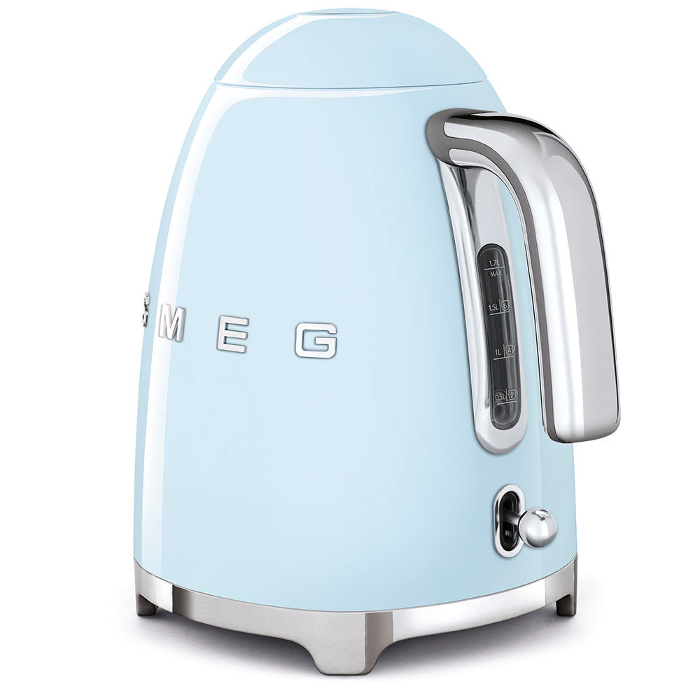 Smeg Pastel Blue Electric Kettle 1.7 litre capacity 50's Style KLF03PBUK