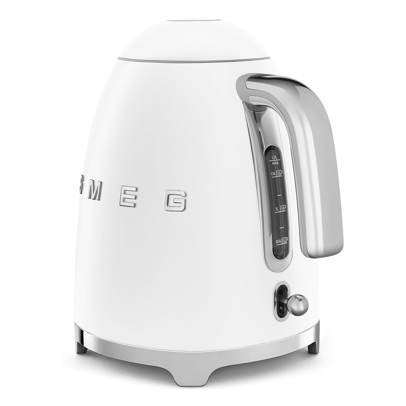 Smeg White Electric Kettle 1.7 litre capacity 50's Style KLF03WHMUK