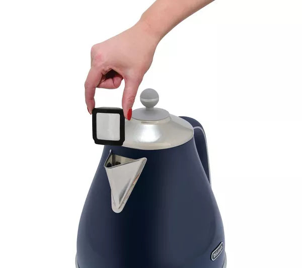 DELONGHI Icona Capitals KBOC3001.BL Jug Kettle - Blue