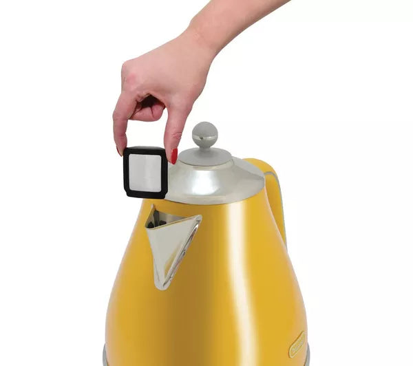 DELONGHI Icona Capitals KBOC3001.Y Jug Kettle - Yellow