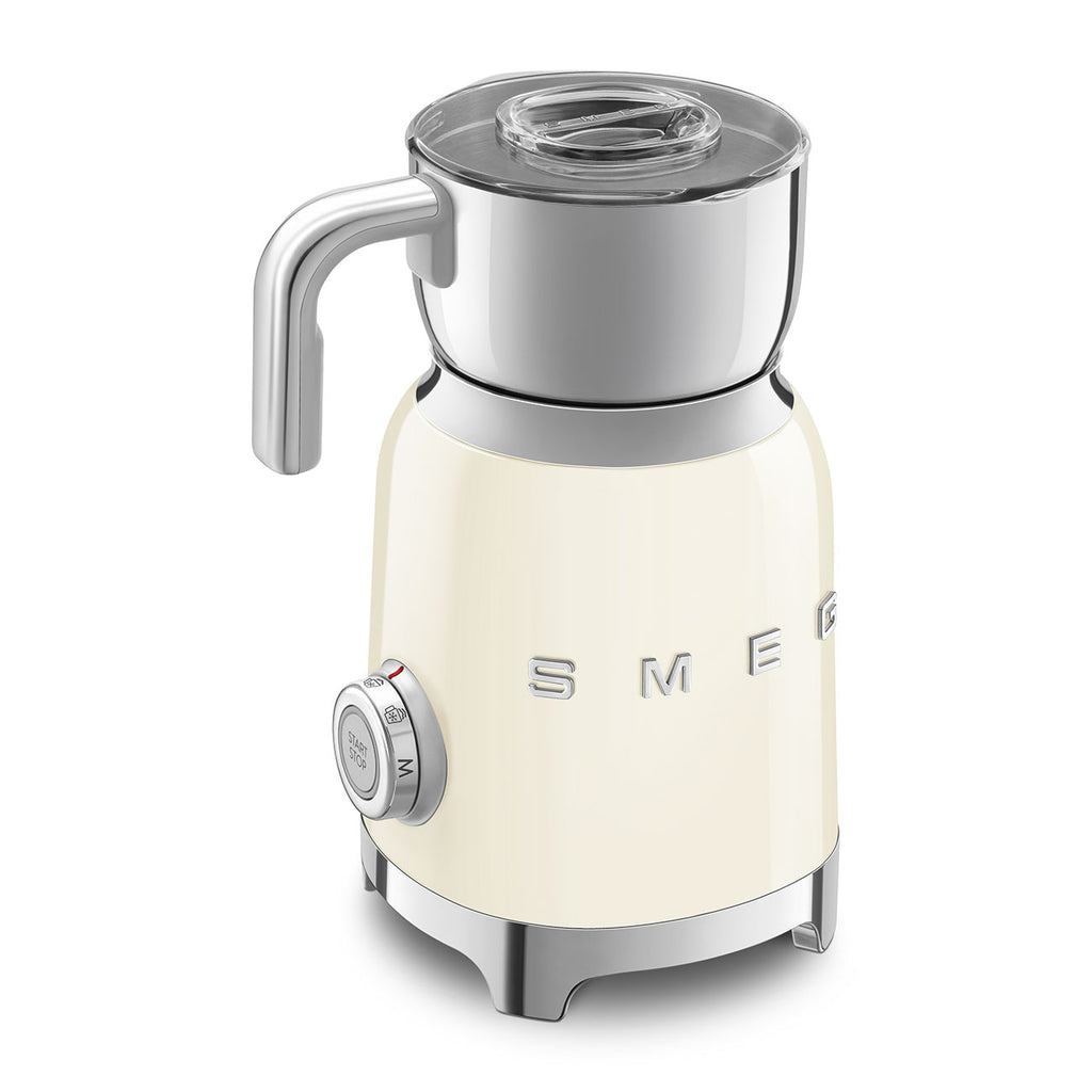 Smeg MFF11CRUK cream milk frother – stainless steel carafe