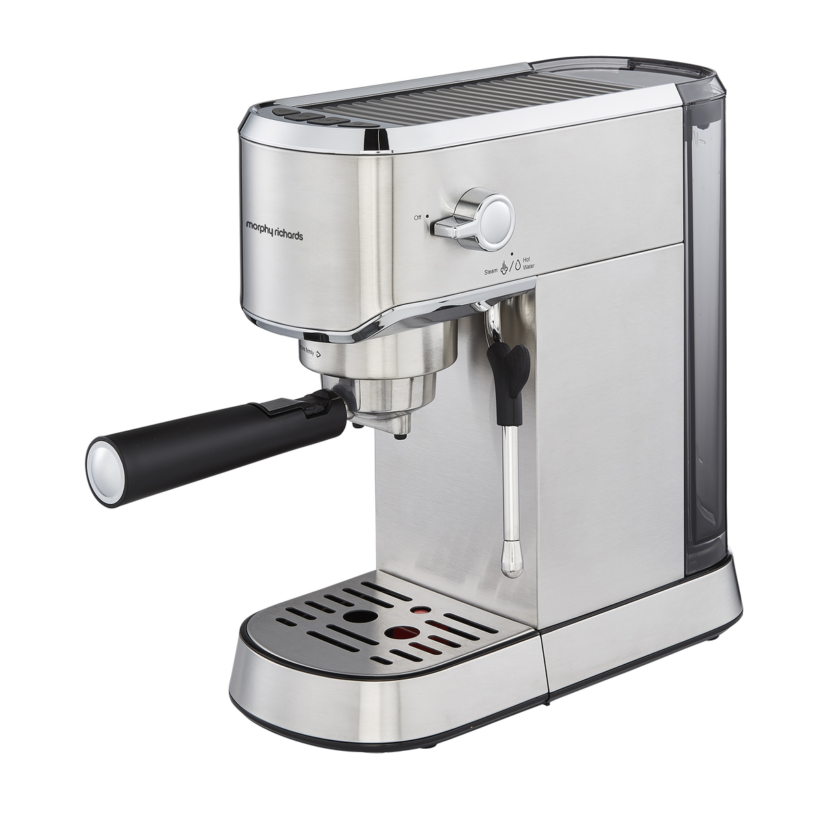 Morphy Richards Traditional Compact Pump Espresso Machine - Stainless Steel