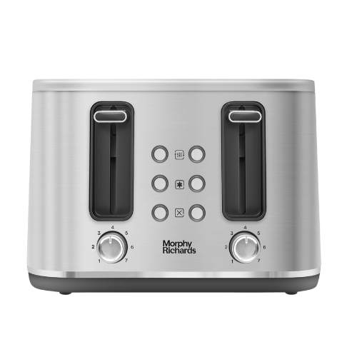 Morphy Richards Motive 4-Slice Toaster - Brushed Steel