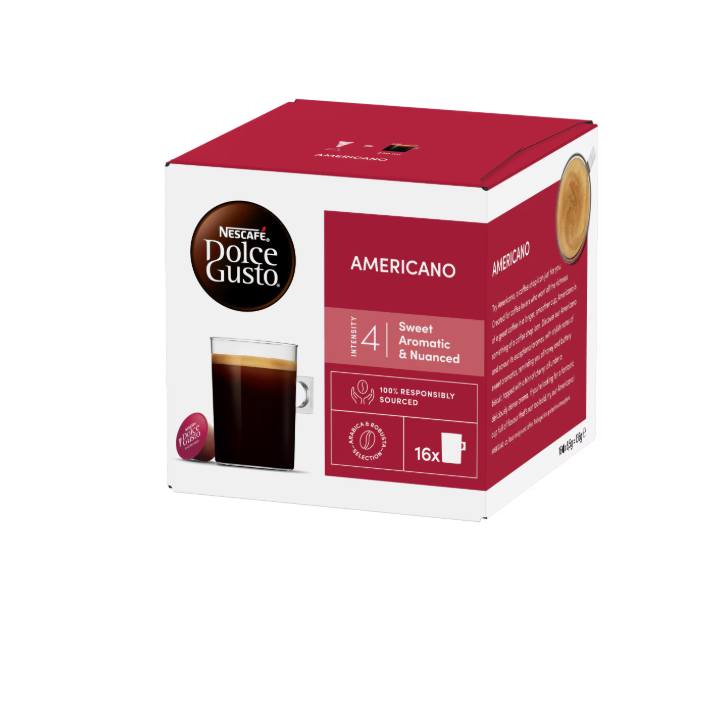 Nescafe Dolce Gusto Americano Coffee Pods 16pk | Capsules UK