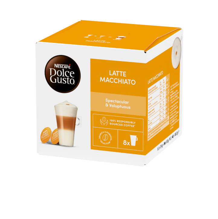Nescafe Dolce Gusto Latte Macchiato Coffee Pods 16pk | UK