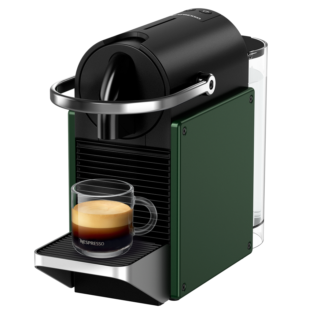 Nespresso Pixie XN306310 Green - front angled product view