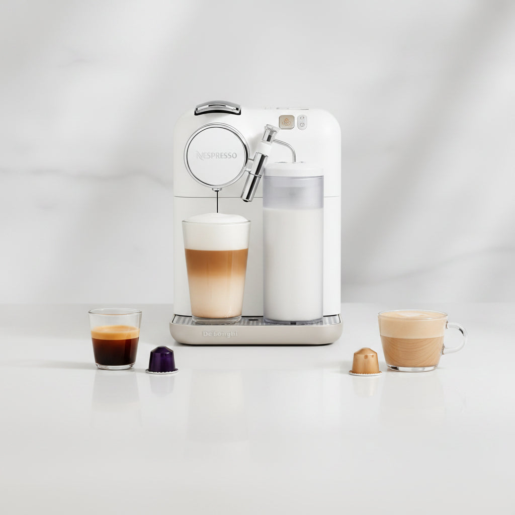 Nespresso Gran Lattissima EN640W Coffee Pod Machine (DeLonghi) – White