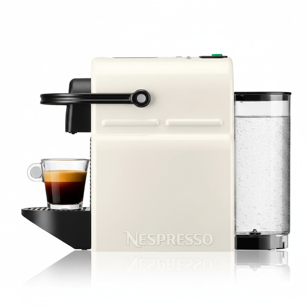 Nespresso Inissia XN100110 Coffee Pod Machine (Krups) – White