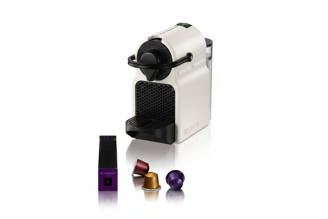 Nespresso Inissia XN100110 Coffee Pod Machine (Krups) – White