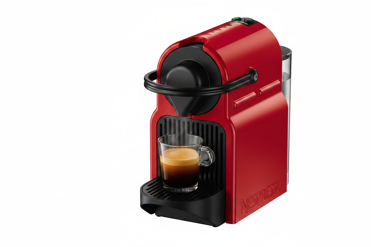 Nespresso Inissia XN100510 Coffee Pod Machine (Krups) – Red