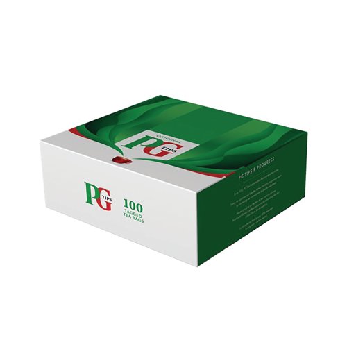 PG Tips String & Tag Tea Bags 100 Pack | One Cup Everyday UK