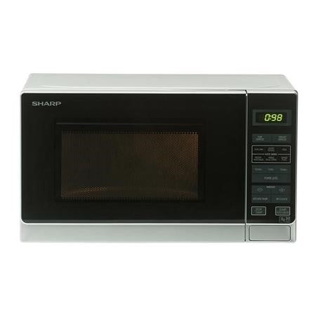 Sharp R272SLM 20L Solo Digital Microwave - Silver