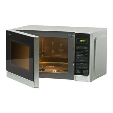 Sharp R272SLM 20L Solo Digital Microwave - Silver product detail