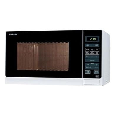 Sharp R372WM 25L Solo Microwave White alternate view