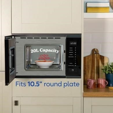 Russell Hobbs RHBM2002DS Built-In 20L Microwave and Grill Black
