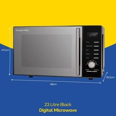 Russell Hobbs RHM2348B 23L Solo Microwave Black