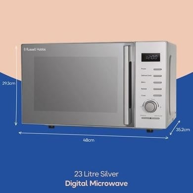 Russell Hobbs RHM2348S 23L Solo Microwave Silver